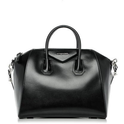 Givenchy Shiny Lord Calfskin Medium Antigona Black 1 of 7