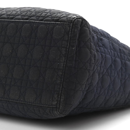 Christian Dior Nylon Cannage Medium Lady Dior Black 10 of 11