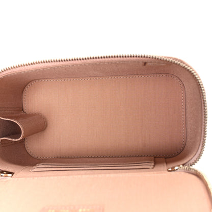 Chanel Lambskin Quilted Small Top Handle Vanity Case With Chain Beige 5 of 11