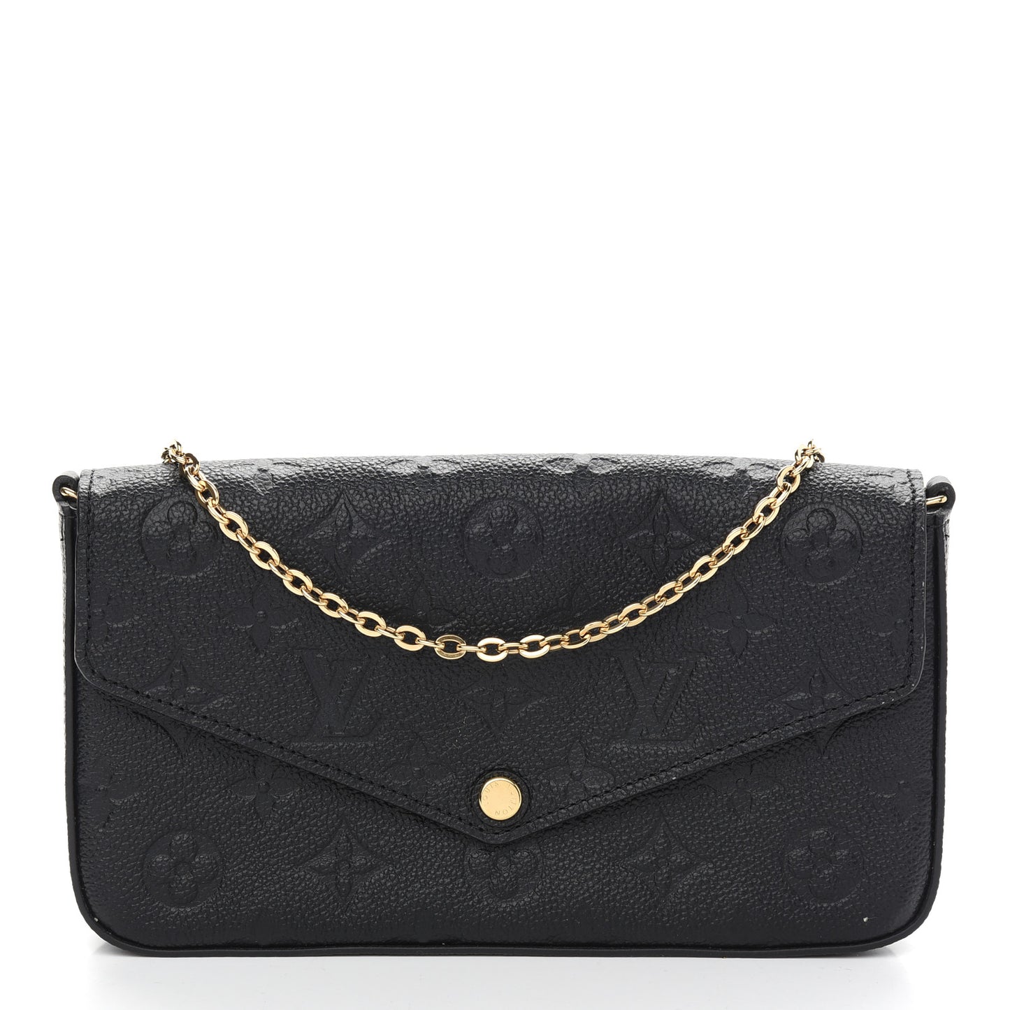 Empreinte Pochette Felicie Chain Wallet Black