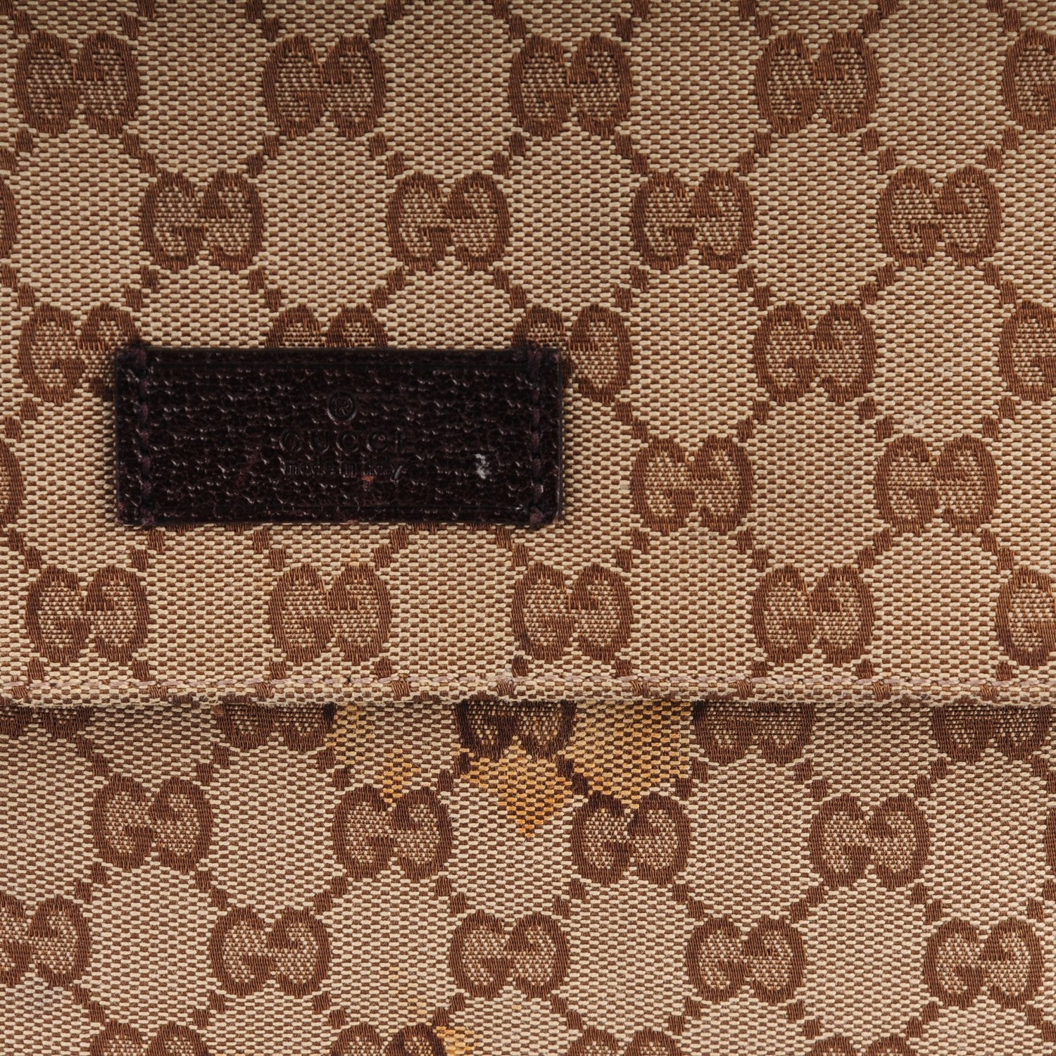 Gucci Monogram Web Messenger Diaper Bag Brown 9 of 12