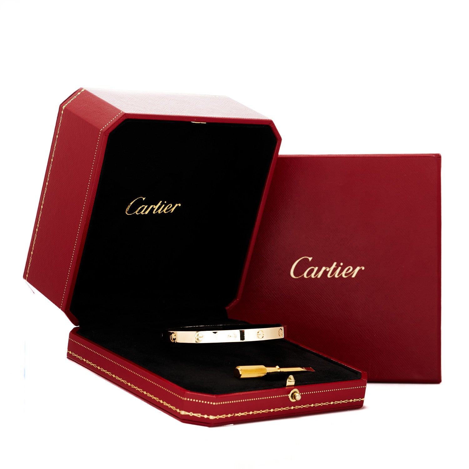 Cartier 18K Yellow Gold LOVE Bracelet 19 6 of 6