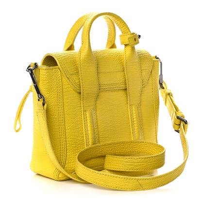 3.1 Phillip Lim Textured Calfskin Mini Pashli Satchel Yellow 3 of 11