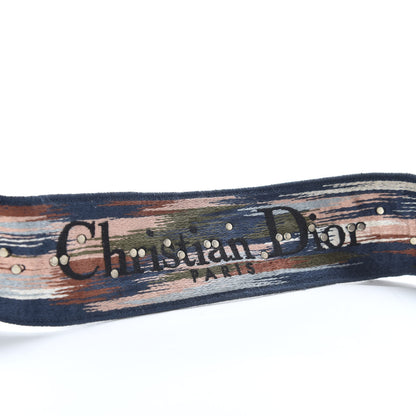 Christian Dior Canvas Embroidered Studded KaleiDiorscopic Shoulder Strap Multicolor 3 of 5