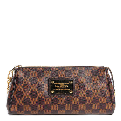 Louis Vuitton Damier Ebene Eva Clutch 1 of 12