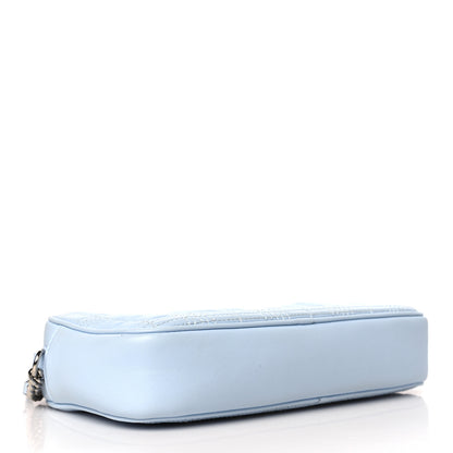 Burberry Lambskin Quilted Mini Lola Camera Bag Pale Blue 5 of 11