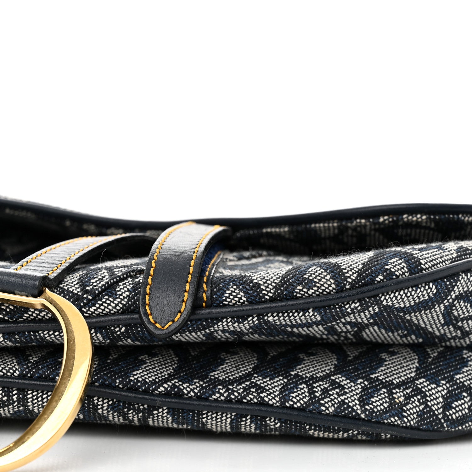 Christian Dior Monogram Saddle Bag Blue 10 of 10