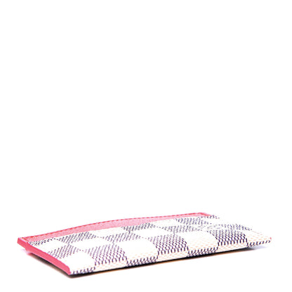 Louis Vuitton Damier Azur Daily Card Holder Rose Papaye 3 of 8