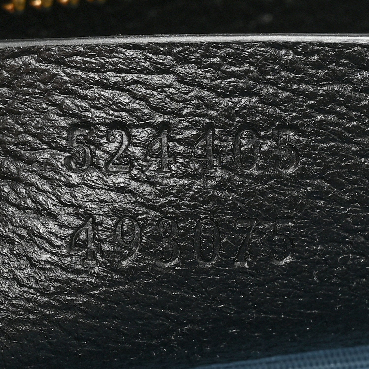 Gucci Textured Calfskin Bee Star Print Small Sylvie Shoulder Bag Black 7 of 9