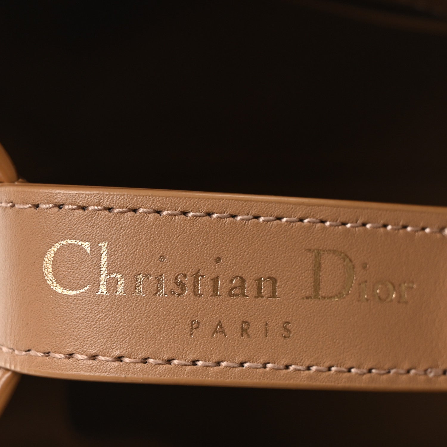 Christian Dior Calfskin Macrocannage Small Toujours Vertical Tote Tan 5 of 10