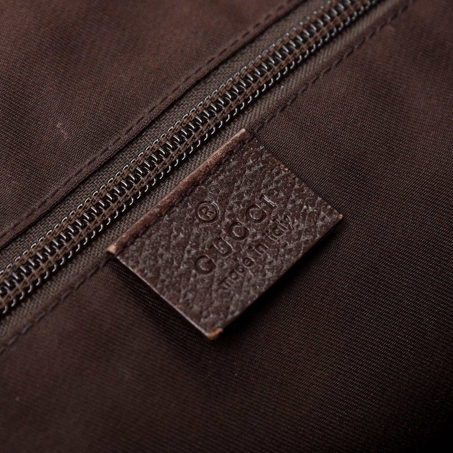 Monogram Large Tote Dark Brown