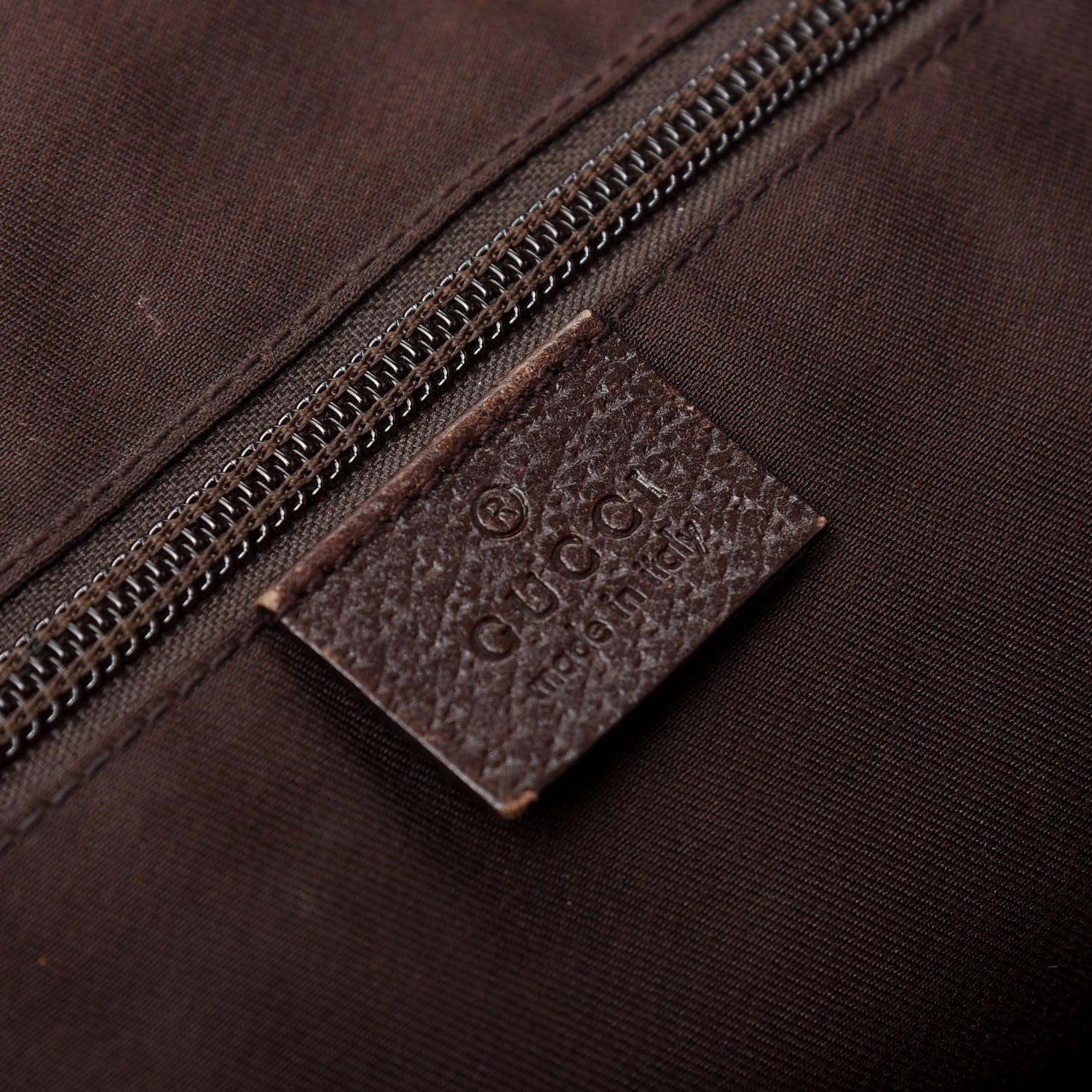 Gucci Monogram Large Tote Dark Brown 8 of 12