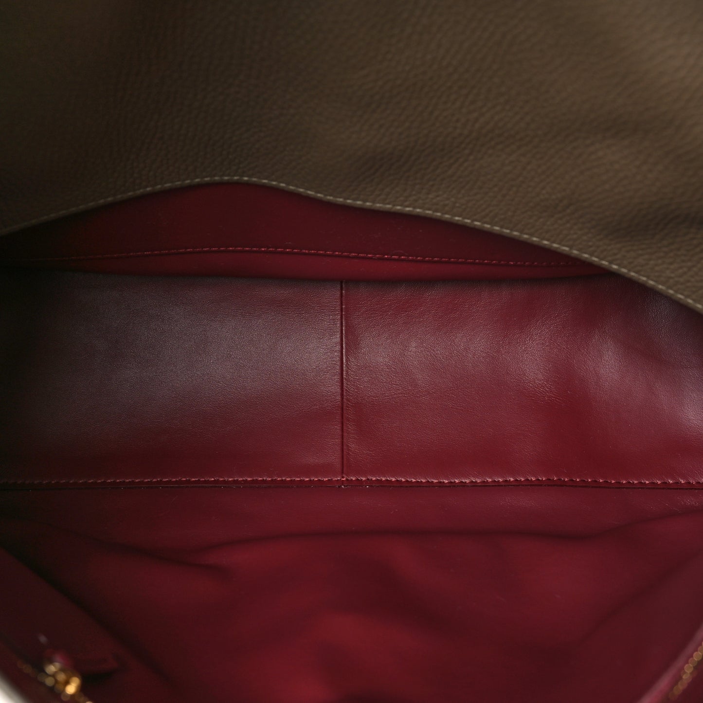 Grained Calfskin Souplissimo Maxi Flap Light Brown