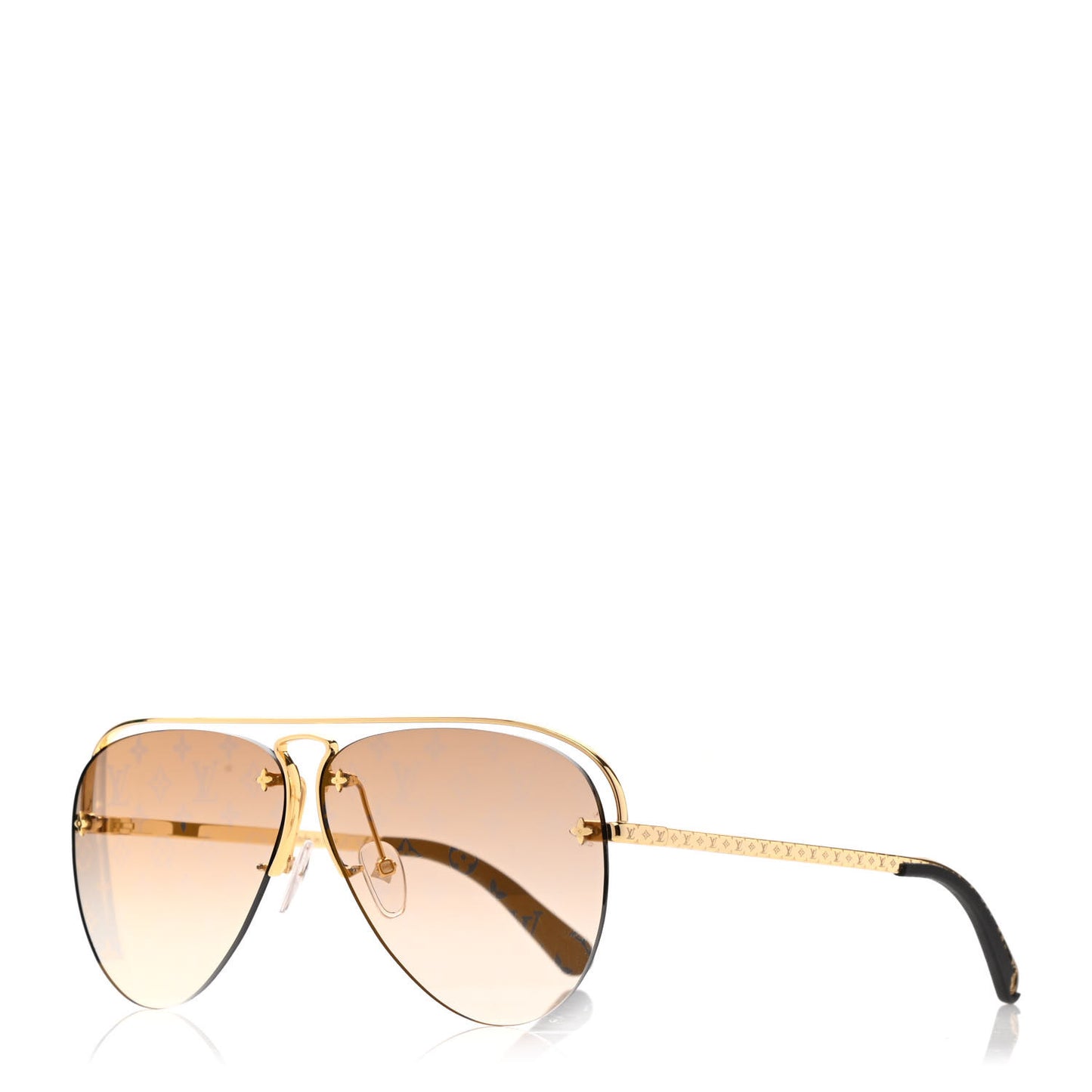 Monogram Grease Sunglasses Z1366E Gold