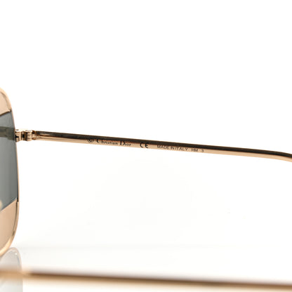 Christian Dior Split 1 Aviator Sunglasses Gold 5 of 6