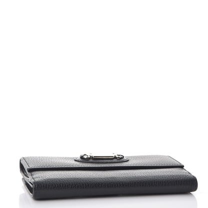 Gucci Calfskin Continental Flap Wallet Black 4 of 8