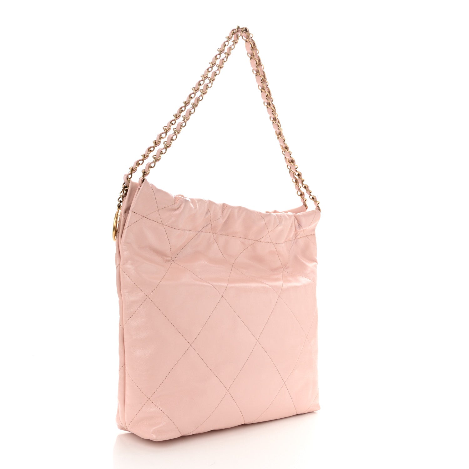 Chanel Calfskin Quilted Small Chanel 22 Pink 4 of 12