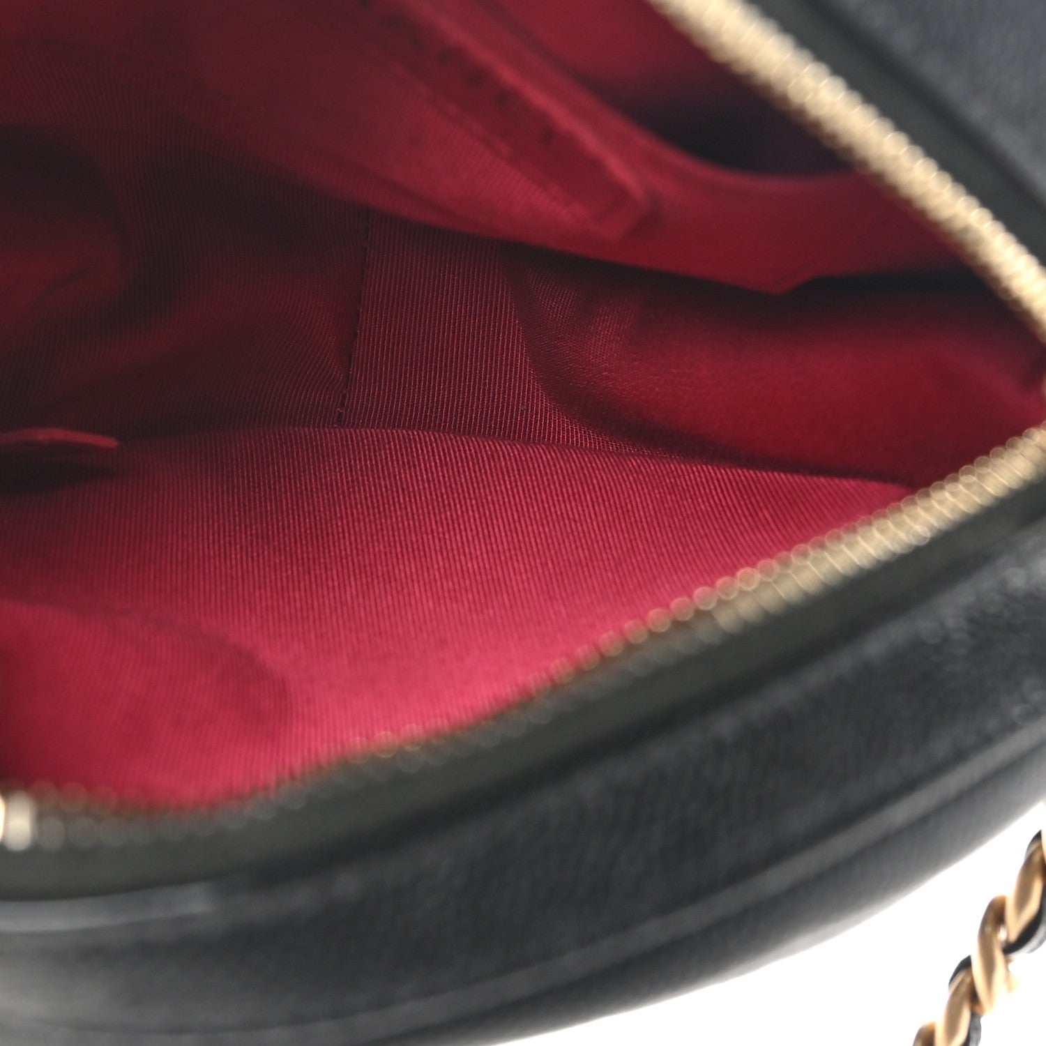 Chanel Caviar Quilted Small Round Bag With Chain Black 5 of 11