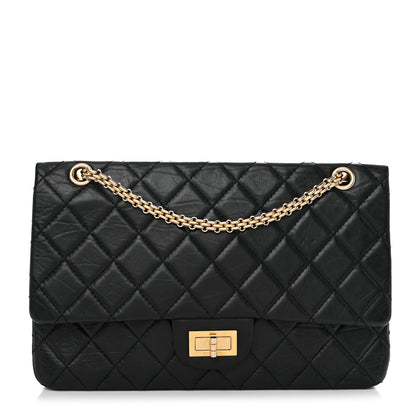 Chanel Aged Calfskin Quilted 2.55 Reissue 227 Flap Black 1 of 12