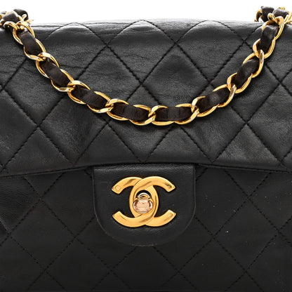 Chanel Lambskin Quilted Mini Square Flap Black 7 of 10