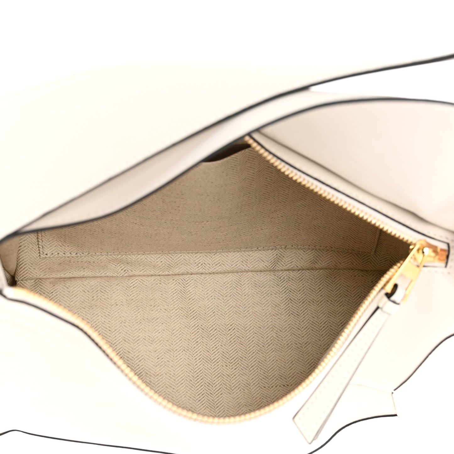 Calfskin Puzzle Hobo White