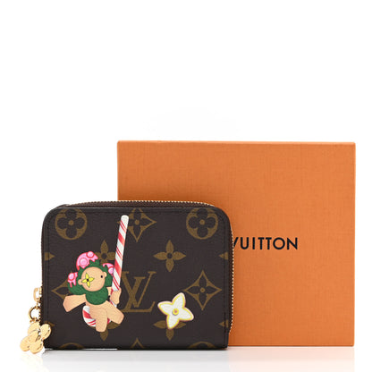 Louis Vuitton Monogram 2024 Christmas Animation Candy Factory Zippy Coin Purse Candy Red 9 of 9