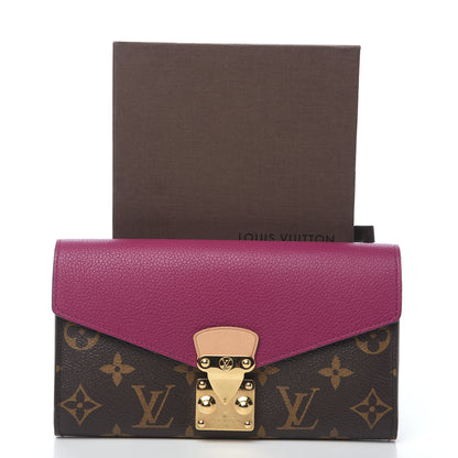 Louis Vuitton Monogram Pallas Wallet Grape 6 of 7