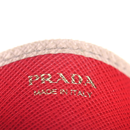 Prada Saffiano Card Holder Powder Pink Fiery Red 5 of 7
