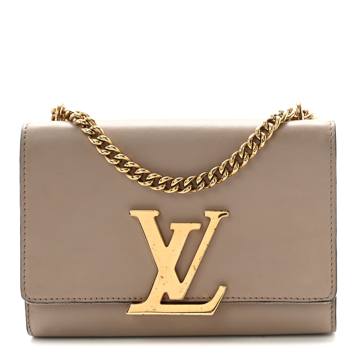 Calfskin Chain Louise MM Gris