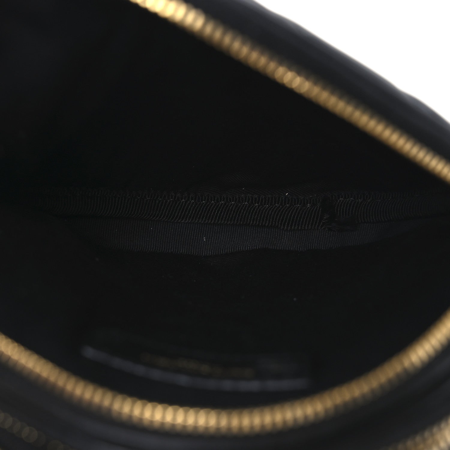 Saint Laurent Lambskin Quilted Round Le Maillon Round Tassel Chain Crossbody Bag Black 5 of 11