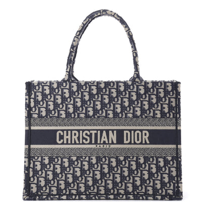 Christian Dior Oblique Medium Book Tote Blue Multicolor 1 of 11