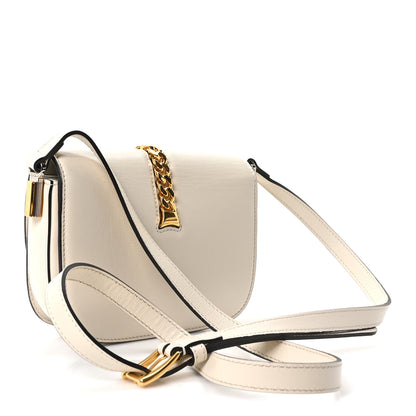 Gucci Azalea Calfskin Mini Sylvie 1969 Flap Messenger Bag Mystic White 3 of 10