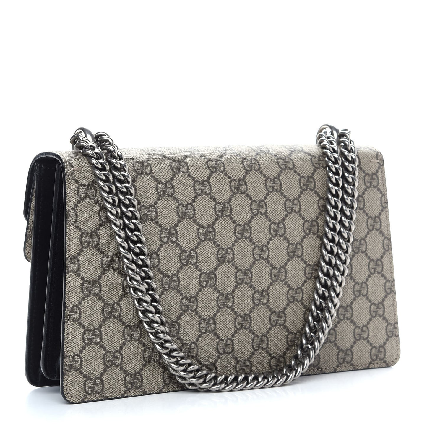 GG Supreme Monogram Small Dionysus Shoulder Bag Black