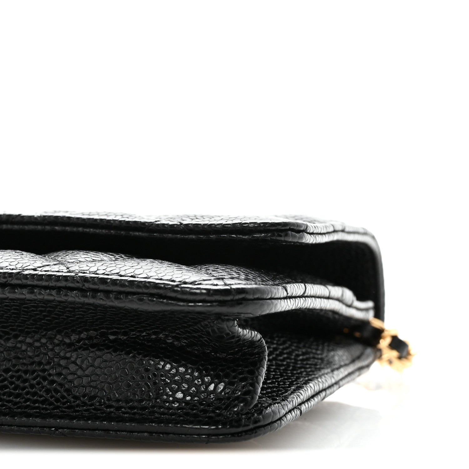 Chanel Caviar Quilted Wallet on Chain WOC Black 11 of 12