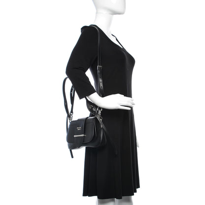 Prada City Calfskin Sidonie Shoulder Bag Black 2 of 8