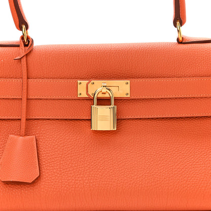 Hermes Togo Shoulder Kelly 40 Orange 8 of 11
