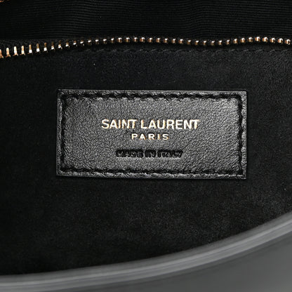Saint Laurent Smooth Calfskin Le 5 A 7 Hobo Black 6 of 13