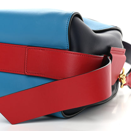 Prada City Calf Ribbon Bowling Bag Celeste Baltico 8 of 8