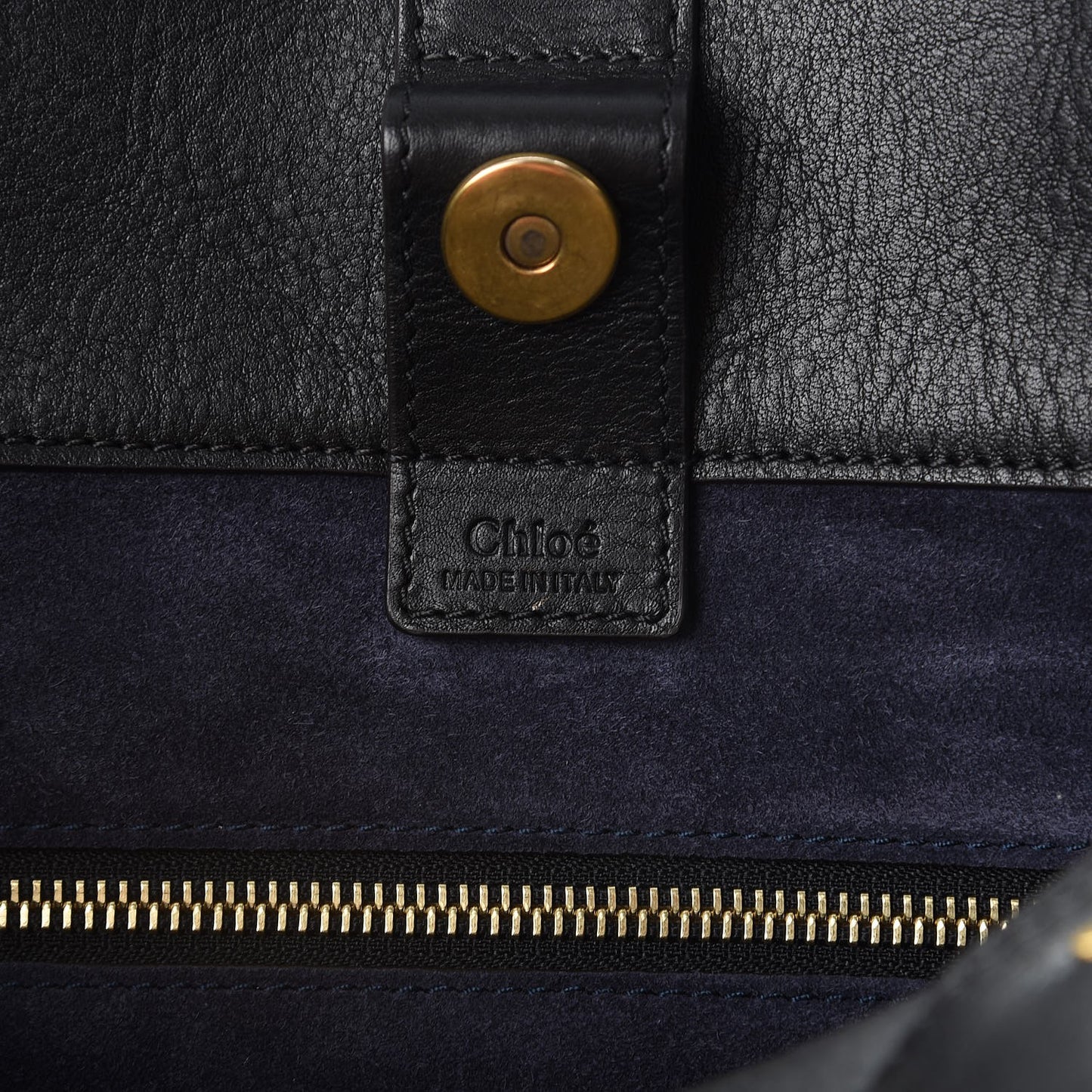 Smooth Calfskin Medium Milo Shopping Tote Black