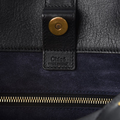 Chloe Smooth Calfskin Medium Milo Shopping Tote Black 6 of 14