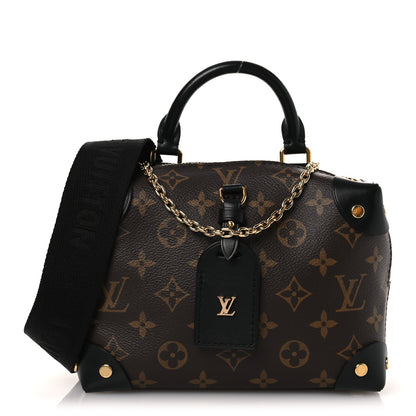 Louis Vuitton Monogram Petite Malle Souple Black 1 of 10