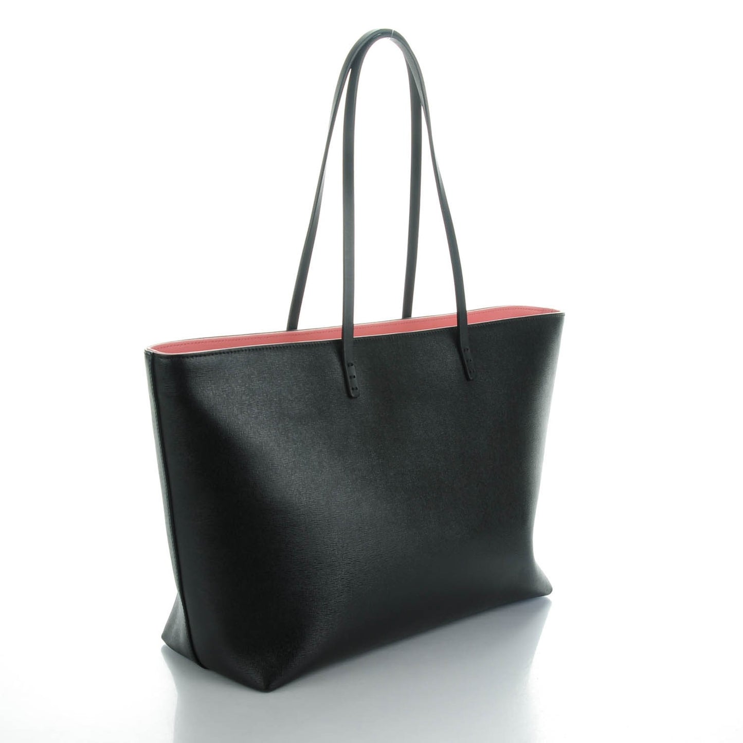 Vitello Elite Flowerland Medium Roll Tote Black