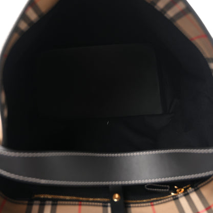 Burberry Vintage Check Calfskin Ashby Bucket Bag Archive Beige 5 of 11