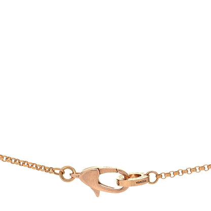 Bulgari 18K Rose Gold Diamond Small B.Zero1 Pave Pendant Necklace 4 of 5