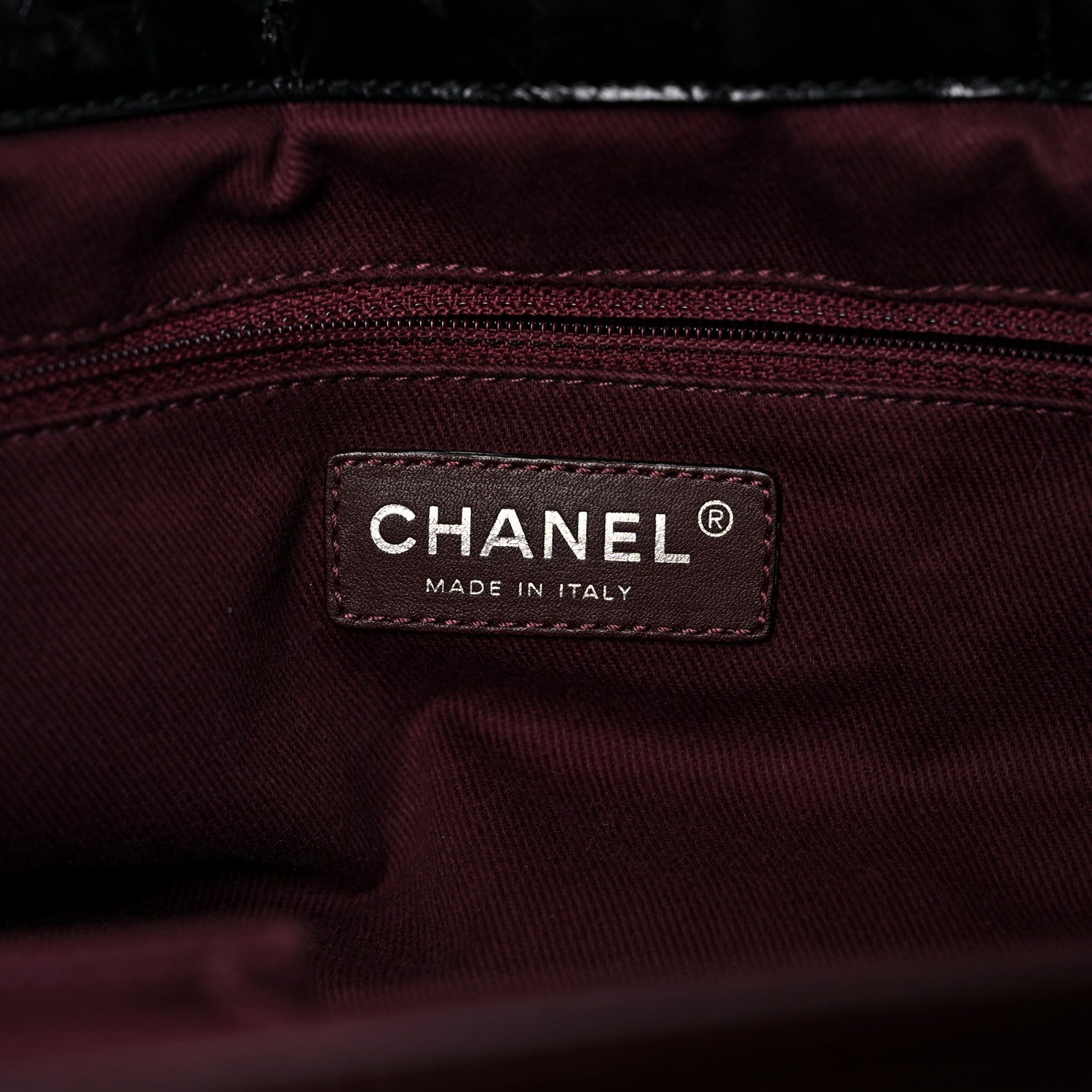 Chanel Iridescent Calfskin Quilted Large In The Mix Tote Black 6 of 27