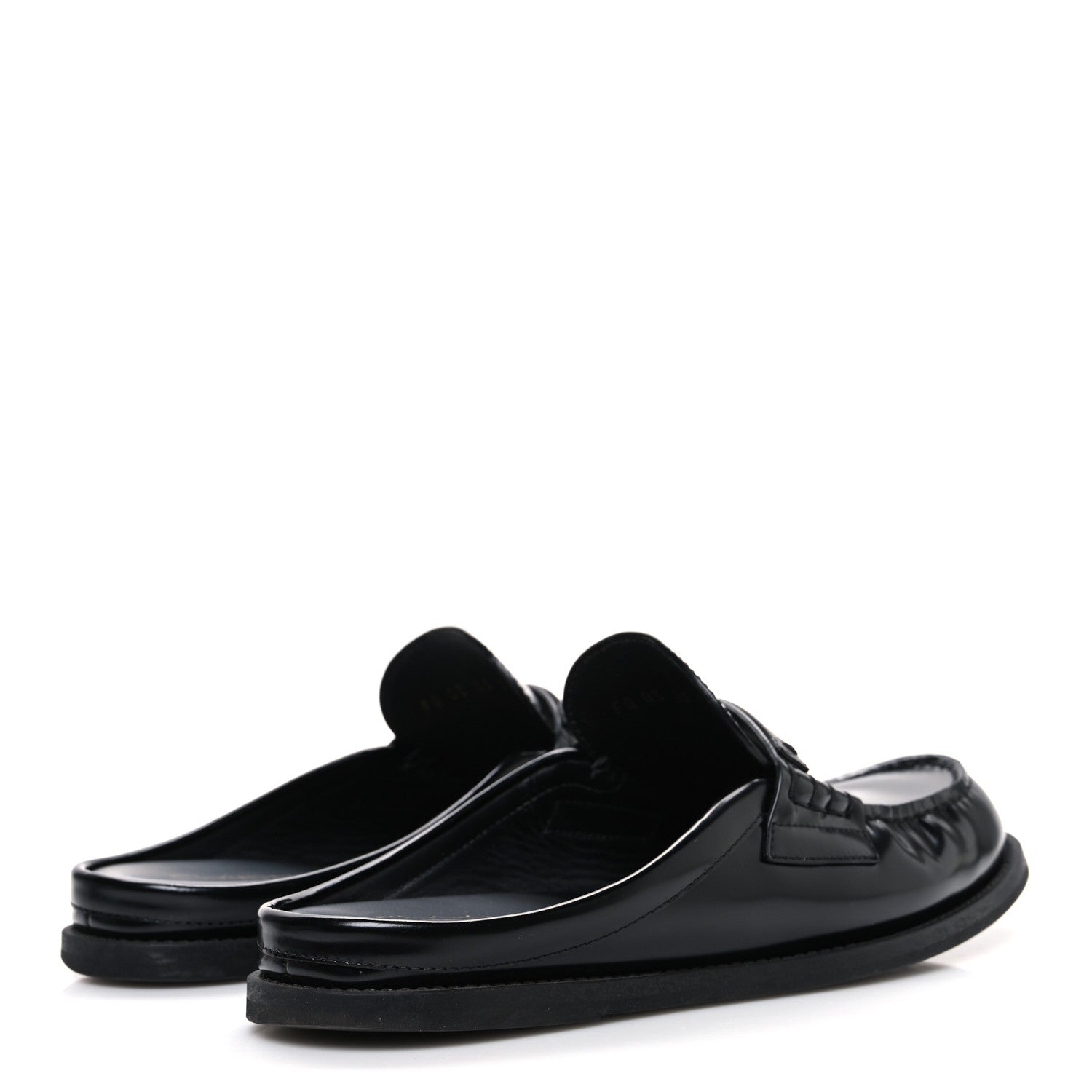 Christian Dior Brushed Calfskin Boy Loafer Mule 36 Black 5 of 11
