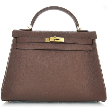 Hermes Taurillon Clemence Kelly 32 Havane 1 of 9