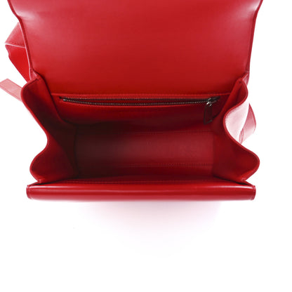 Bottega Veneta Box Calfskin Nappa Clip Bag Red 5 of 13