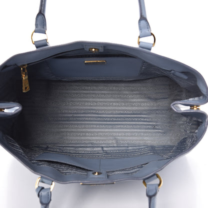 Prada Saffiano Cuir Medium Double Bag Astrale 5 of 32