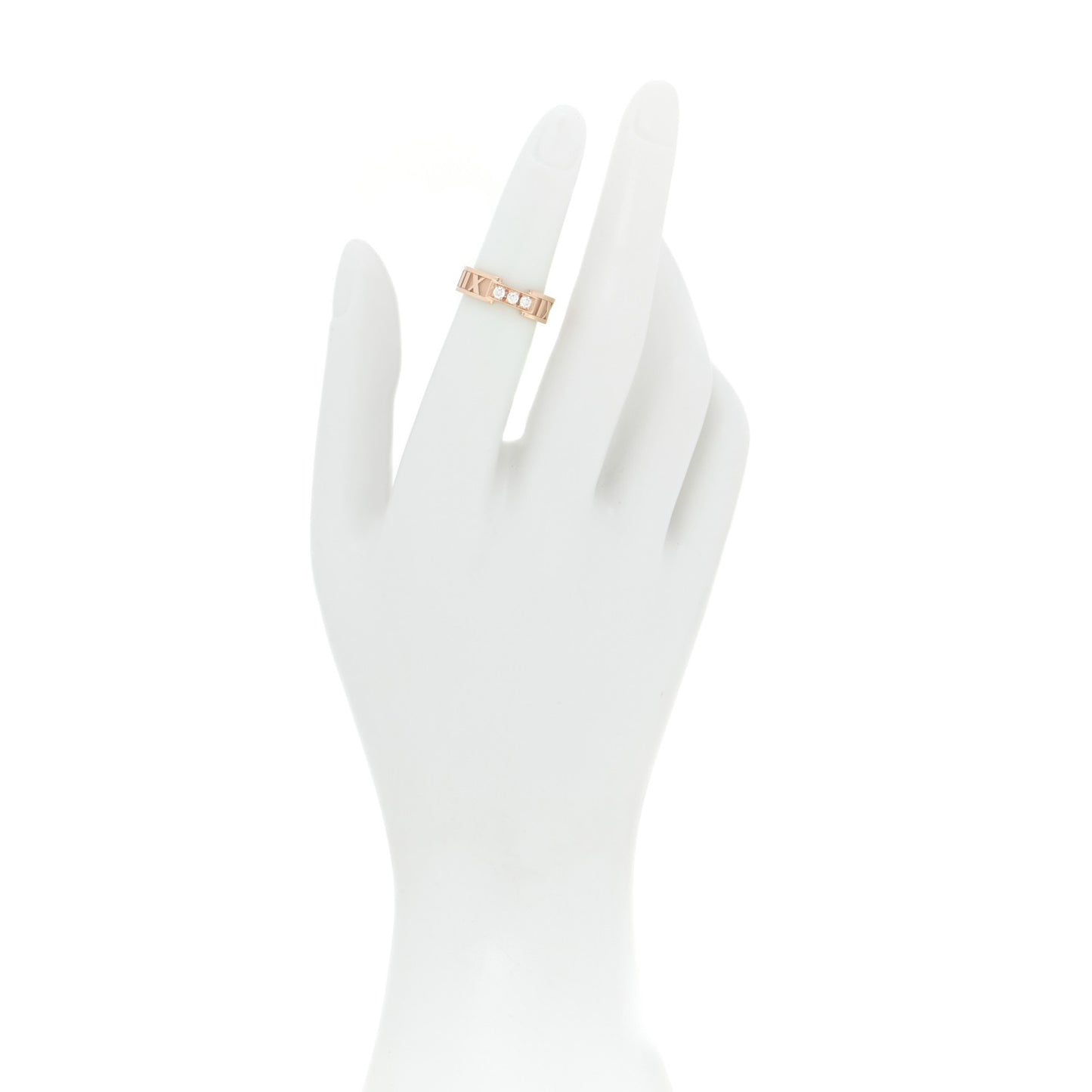 18K Rose Gold Diamond Atlas Ring 49 5